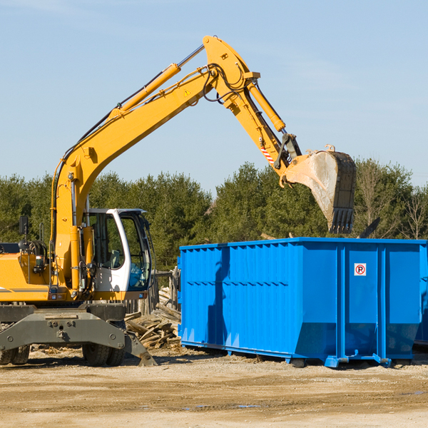 is there a minimum or maximum amount of waste i can put in a residential dumpster in Hay Creek